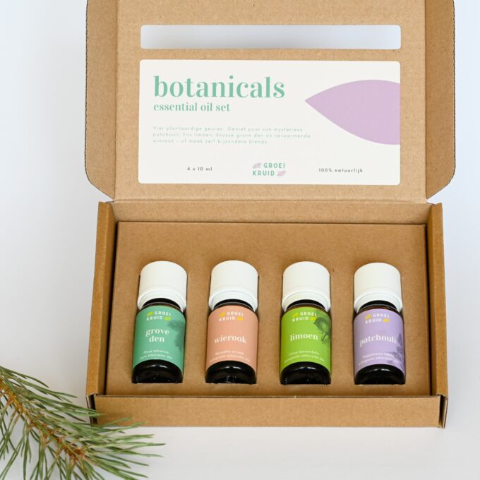 Groeikruid botanicals kit - Essential oil set