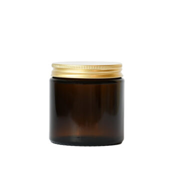 Glass Jar 120 ml Amber Glas 51/R3