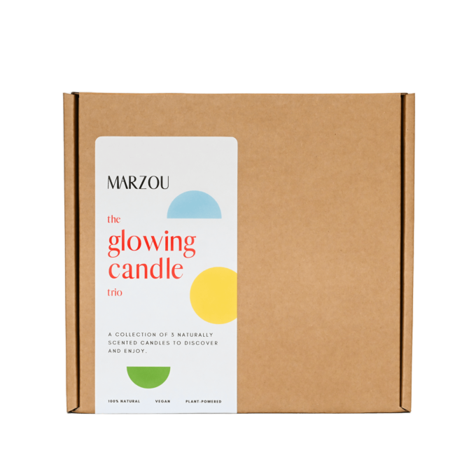Marzou Gift box Glowing Candle Trio Gift box