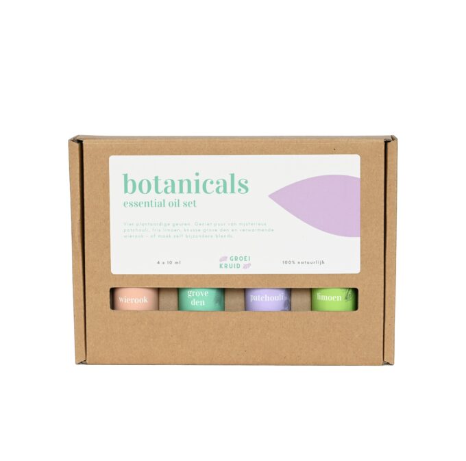 Groeikruid botanicals kit - Essential oil set