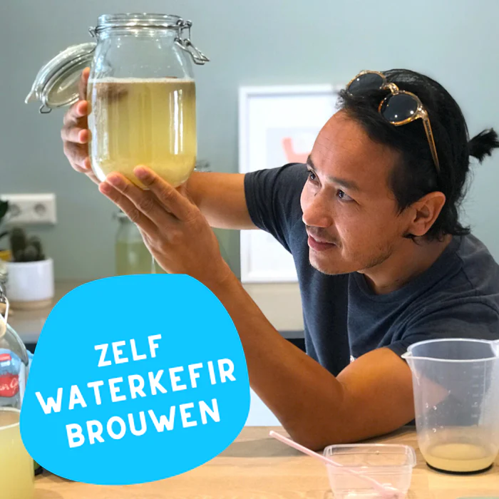 eerste fermentatie waterkefir